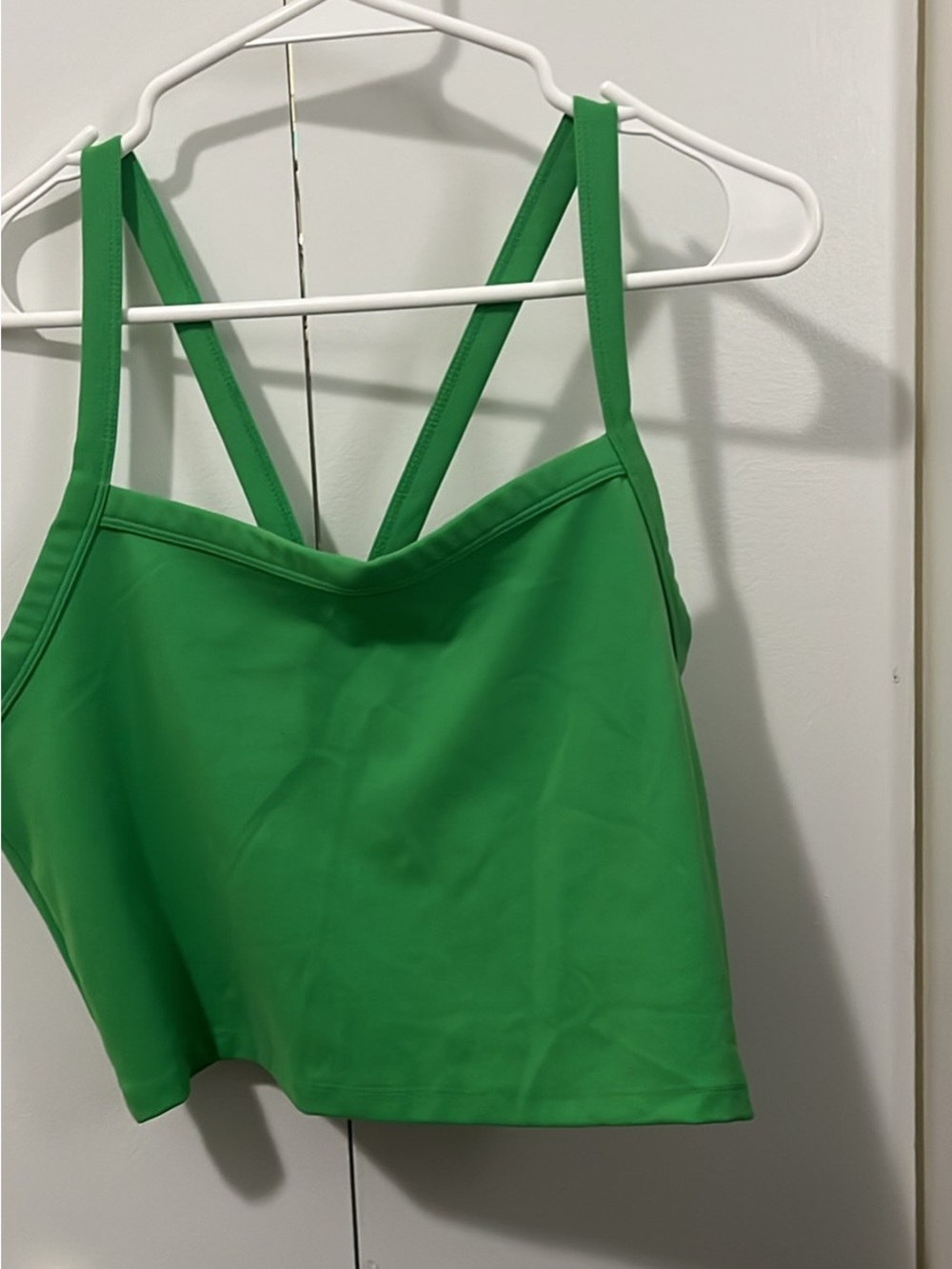 Wild fable Bright Green Strappy Crop Tank